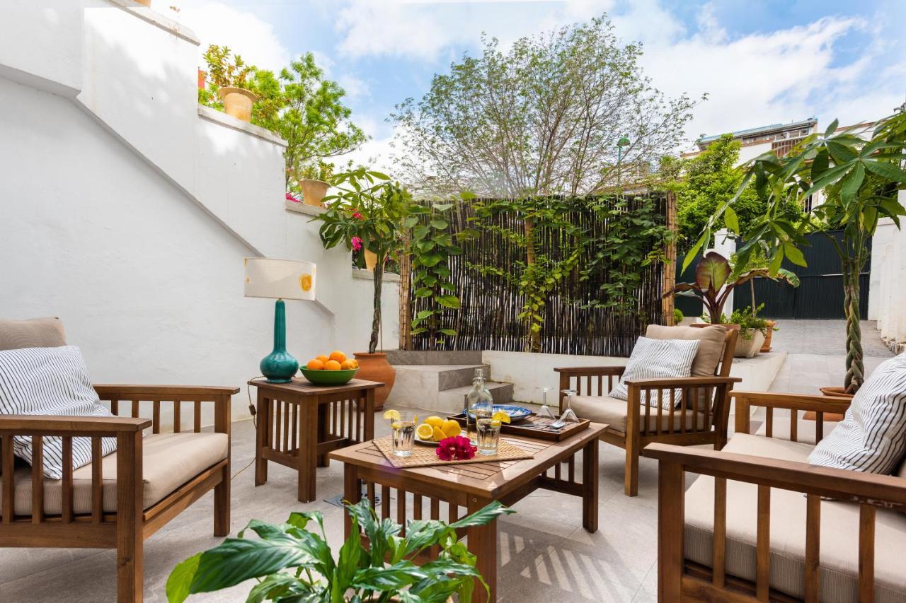Plaza Espana, Acogedor Apartamento Con Patio Севиля Екстериор снимка